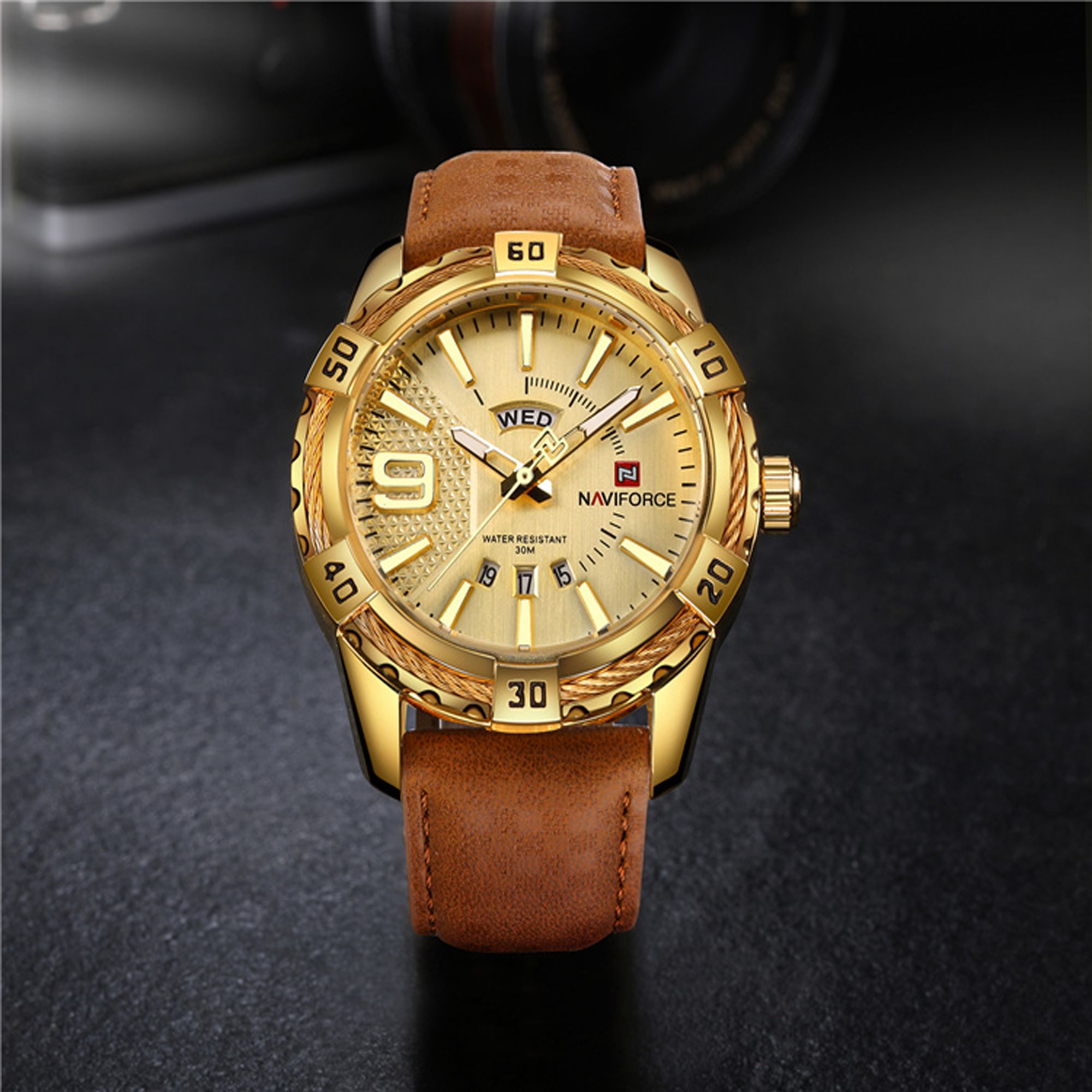 NAVIFORCE NF9117L Japanese movement Quartz Men's Watches