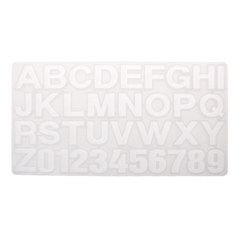 36PCS Handmade Jewelry Making Tool Alphabet Letters Numbers DIY Silicone Mould