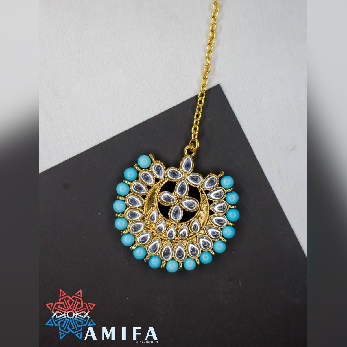 tikli for women stone tikli pearl tikli kundan tikli jewellery for women and girl