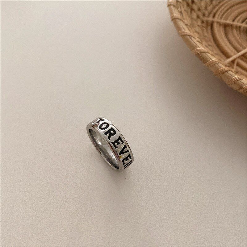 AOMU Vintage Bohemia Colorful Enamel Love Heart Ring Cute Simple Metal Gold Silver Color Rings for Women Punk Rock Jewelry