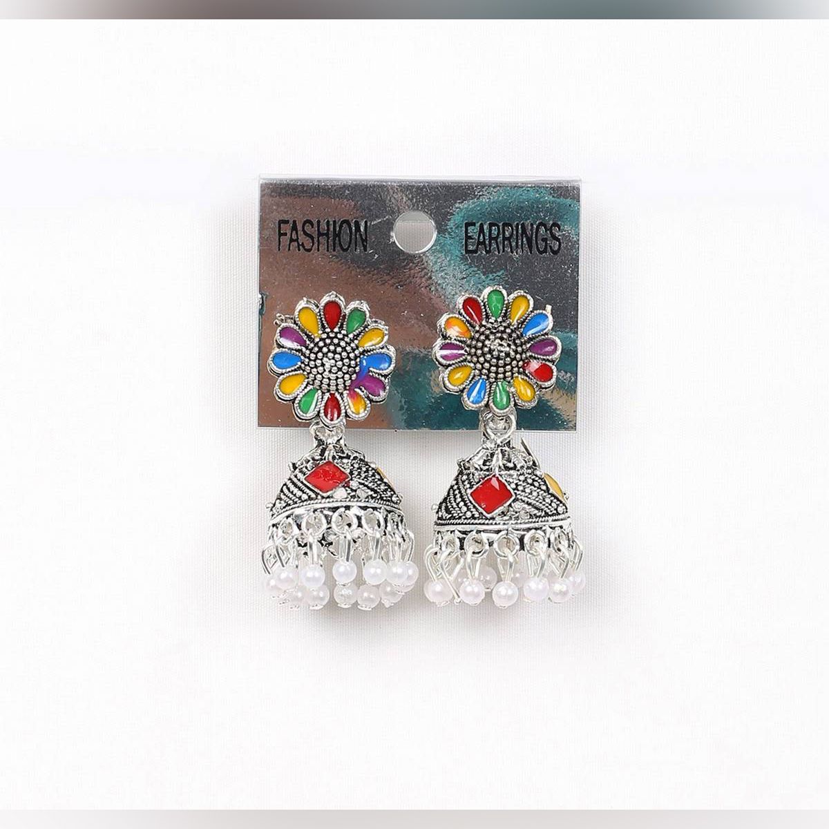 Stylish Oxidized Mini Jhumka