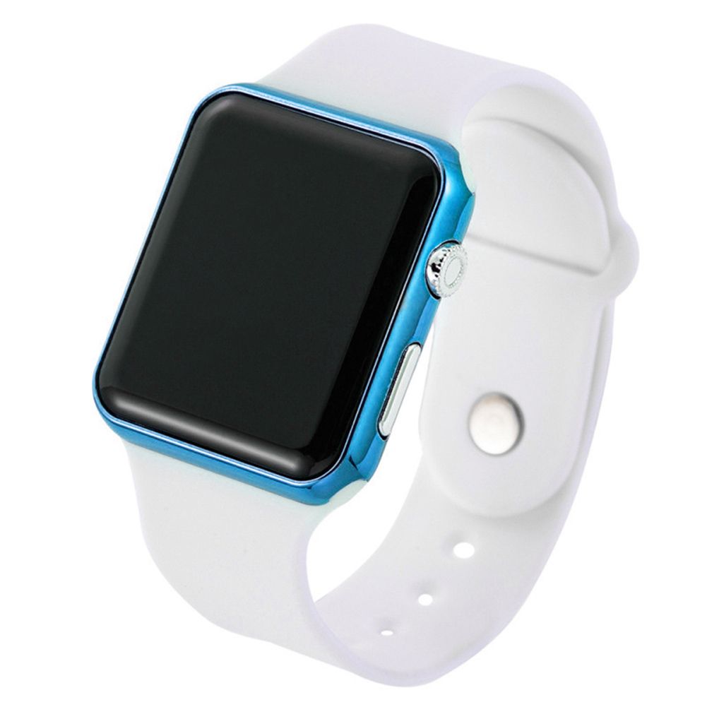 Fashion Unisex Students Square LED Display Adjustable Strap Digital Wrist Watch