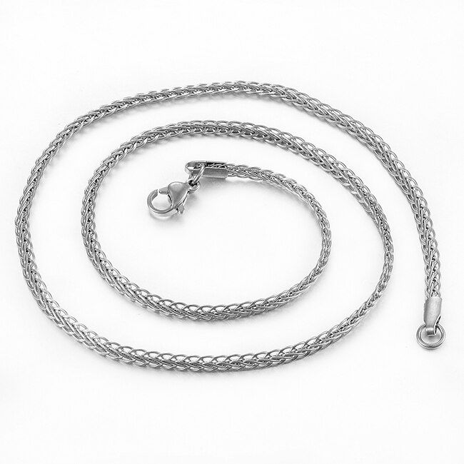 New Stainless Steel Necklace Men And Women Jewelry