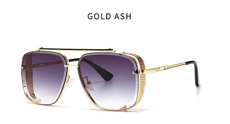 115 C62020 brand steampunk sunglasses square shadow retro sunglasses men's lunette soleil homme women's sunglasses Oculos De Sol