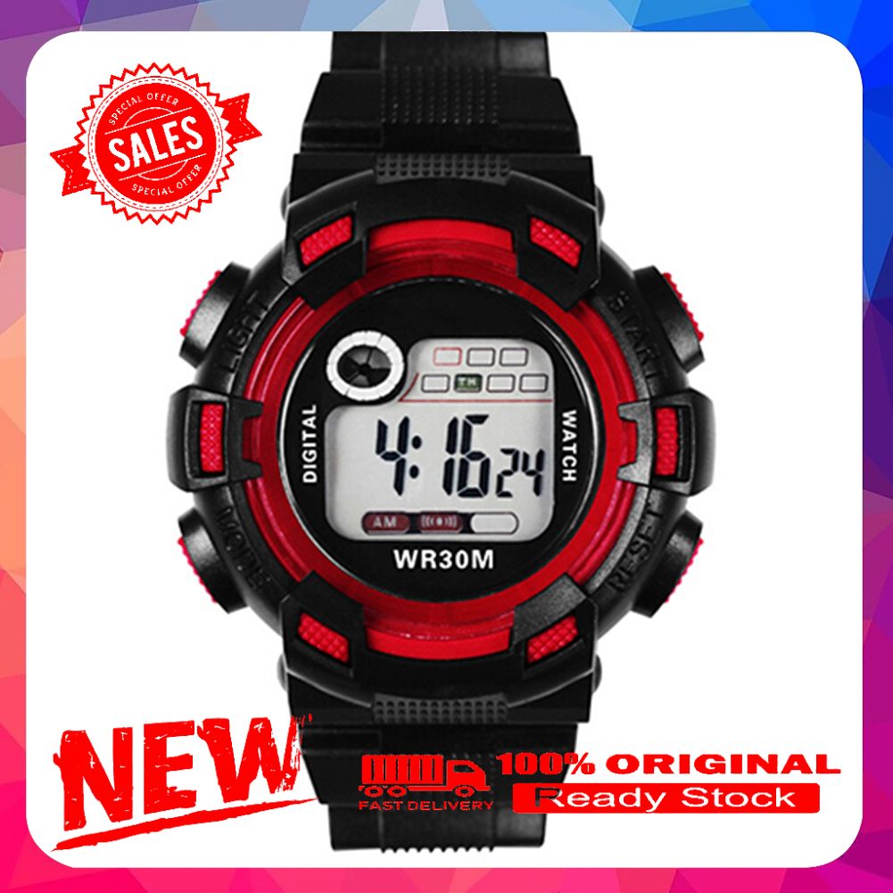 Vist Fox Men's Waterproof Sports Digital Multifunctional Alarm Mountaineer Wrist Watch