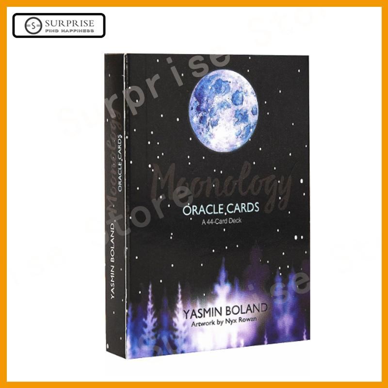 New Oracle Cards-Moonology Oracle Cards with 10.5*7.5 cm 44 Deck Tarot Cards English Electronic Manual