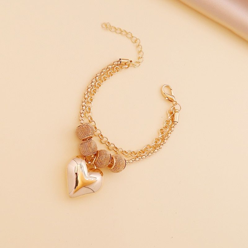 Exknl Heart Love Choker Necklace Women Statement Party Jewelry Punk Metal Pendant Necklaces 2021 Wholesale Chains Bijoux Gift