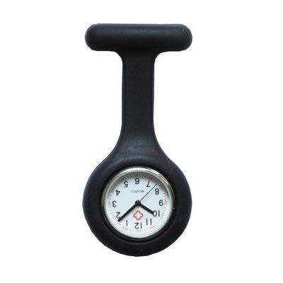 Nurses Watches portable Fob Watch Brooches Silicone Tunic Batteries Nurse Watch Quartz with Clip