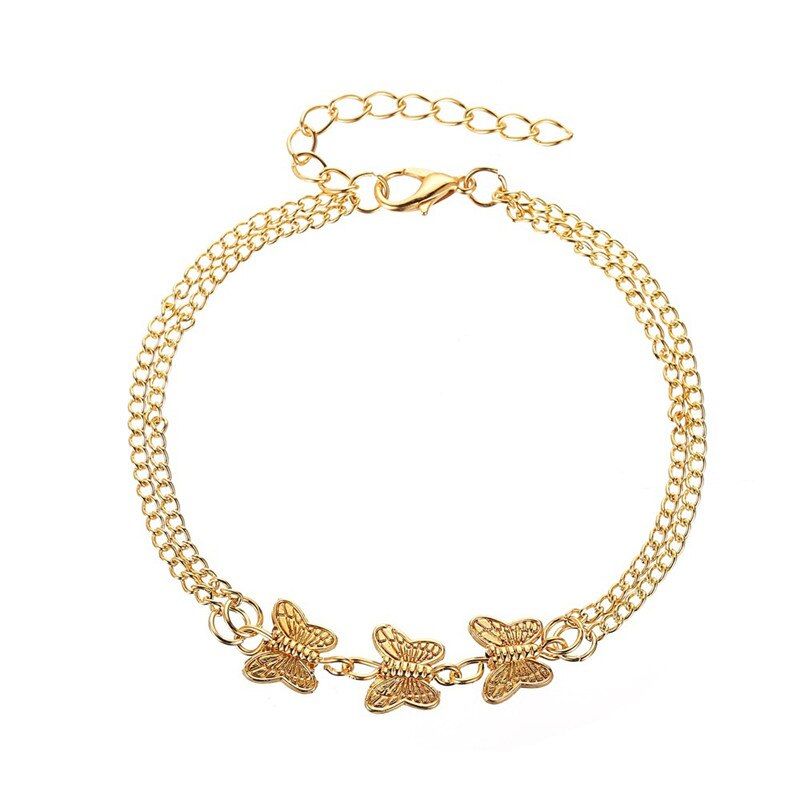 LETAPI 2020 New Trendy Cute Small Animal Crystal Butterfly Pendant Necklace Women Silver Color Butterfly Choker Necklace Collar