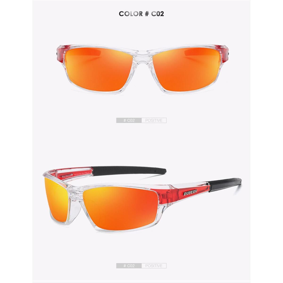 2DUBERY Brand Design Polarized Sunglasses Men Driver Shades Male Vintage Sun Glasses For Men Spuare Colorful Summer UV400 Goggles