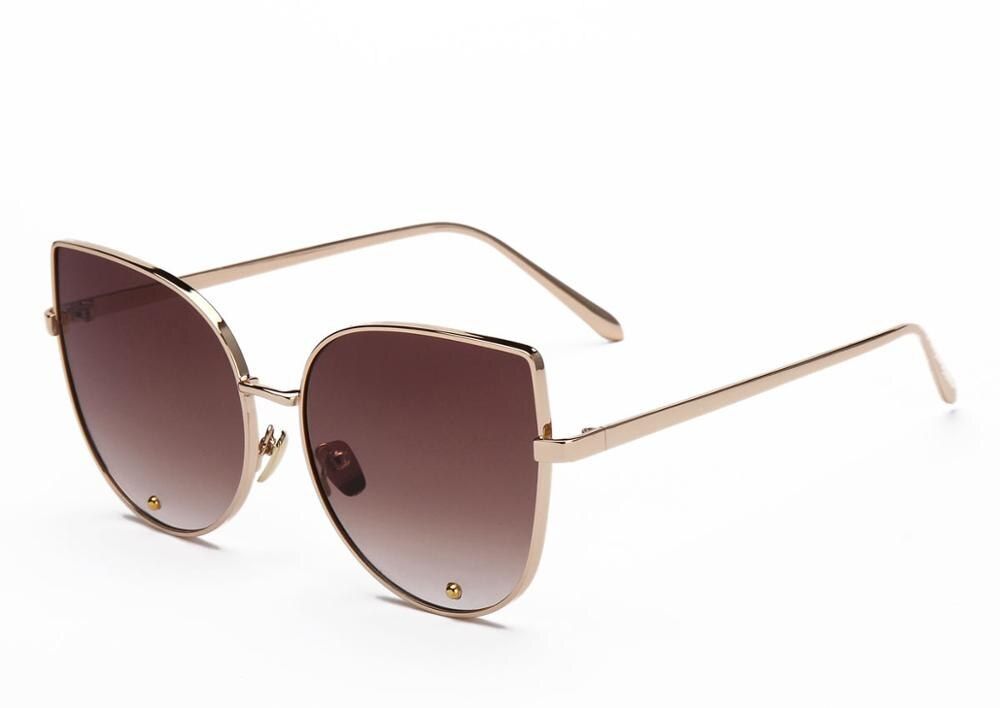 TeaHot 2017 Fashion Sunglass Luxury Ladies Butterfly Designer Brand Sunglasses Women Alloy Sun Glasses Oculos De Sol Feminino 058