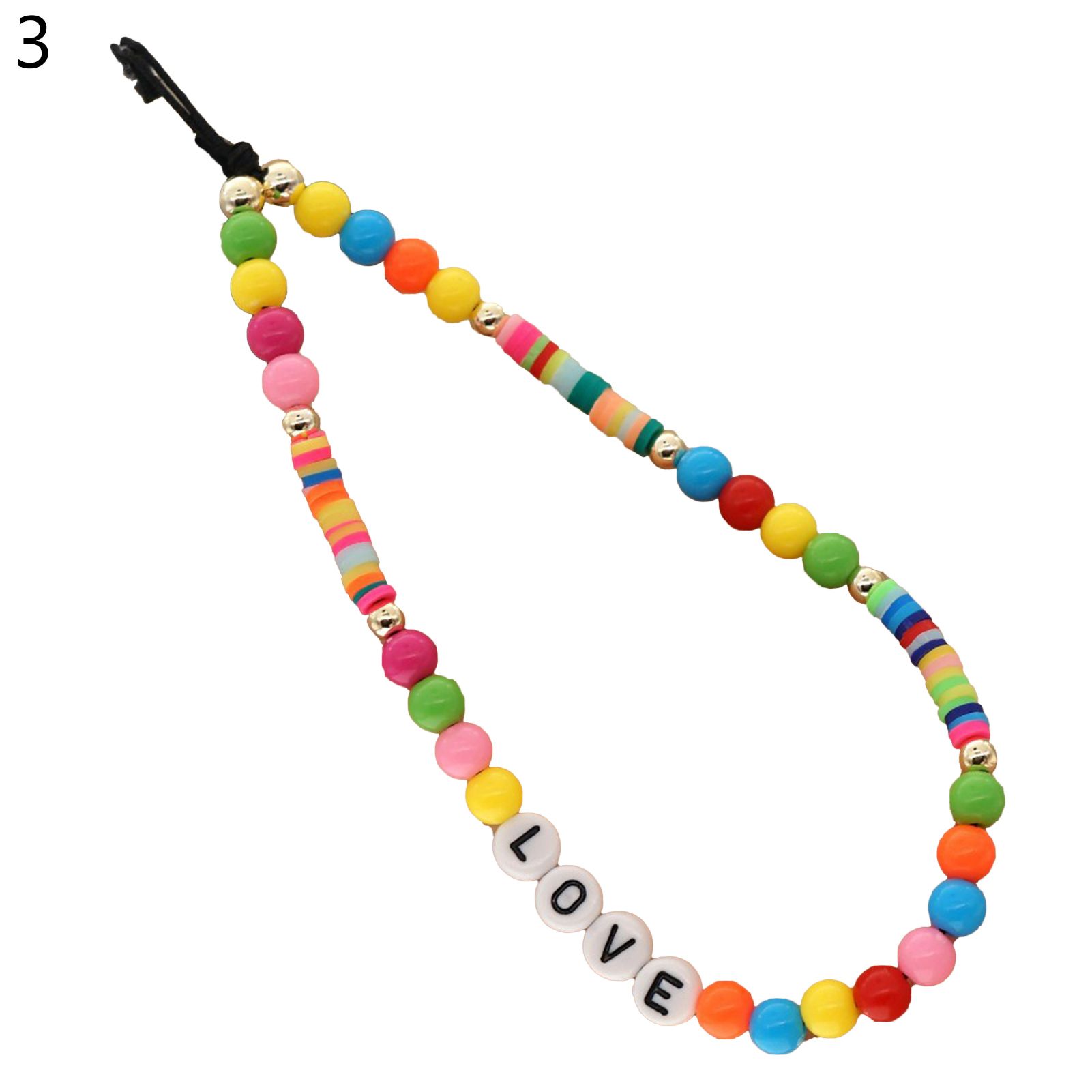 Phone Lanyard Letter Delicate Lightweight Mobile Phone Chain