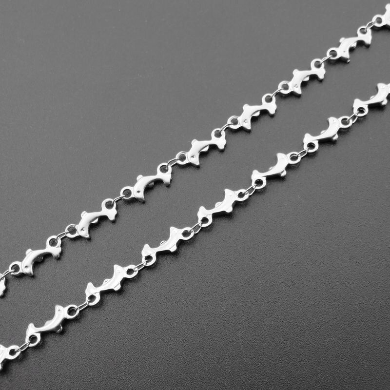Love Heart Women Chain Stainless Steel Love Heart Link Chain Necklace For Girl And Lady Fashion Jewelry Accessories