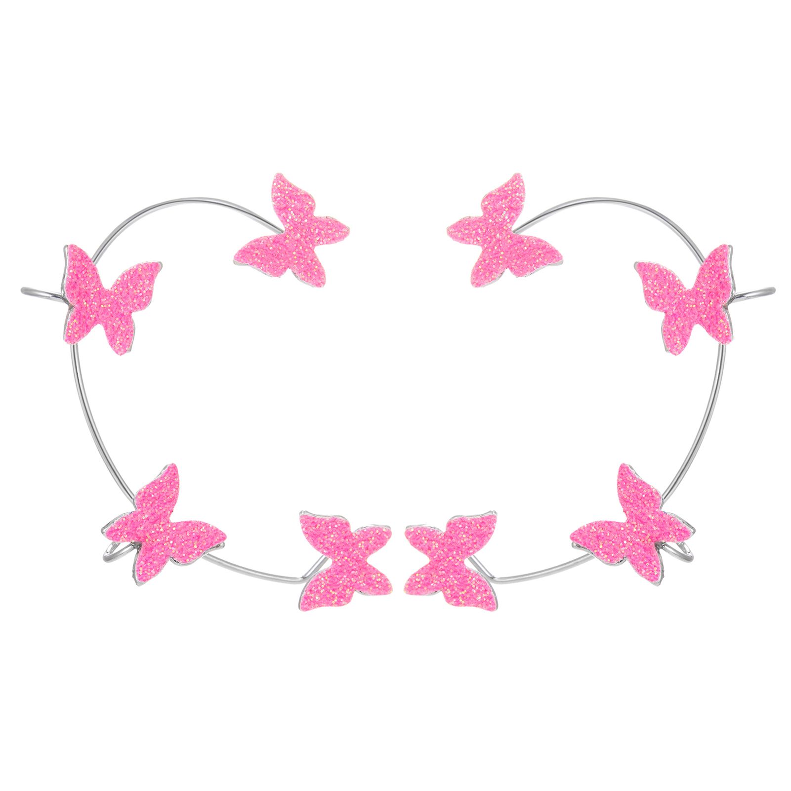 Women Clip Earrings Butterfly Shape Exquisite Women Clip Earrings