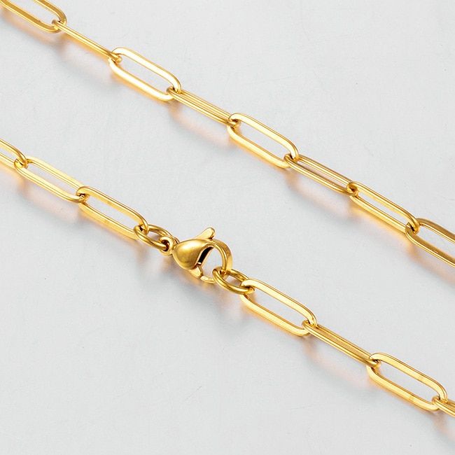 Stainless Steel Hip Hop Necklace And Women Necklace Fashion Jewelry