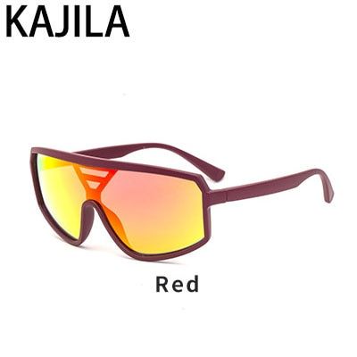 RedSports Oversized Sunglasses Men/Women 2020 One Piece Vintage Shade Sun Glasses For Man Running Climbing Glasse zonnebril heren