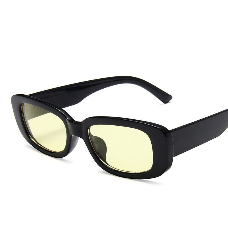 BlackYellowRBRARE Square Sunglasses Women Retro Luxury Brand Sun Glasses for Women Gradient Sunglasses Women Mirror Oculos De Sol Feminino