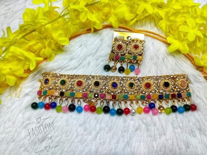 Metal Necklace Jewellery Set for Women