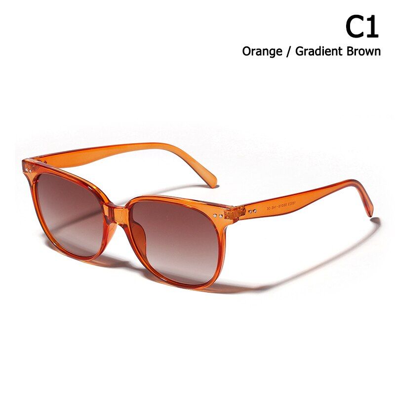 C1JackJad 2018 Fashion Cool Vintage Square Style Gradient Sunglasses Women Two Dots Brand Design Sun Glasses Oculos De Sol 18523