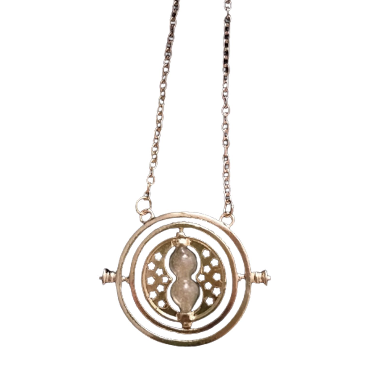 Women Fashion Hourglass Pendant Clavicle Necklace Collar Chain Jewelry Gift for Party