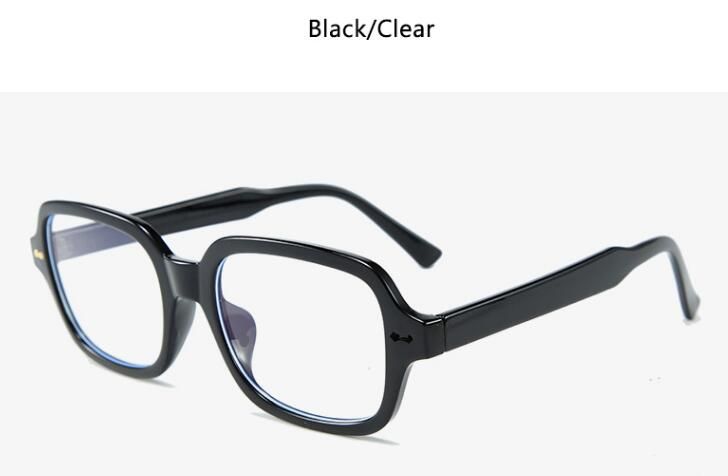 black clear2020 Fashion Sunglasses Mens Brand Designer Black Square Sun Glasses Women Vintage Shades Oculos de sol feminino UV400