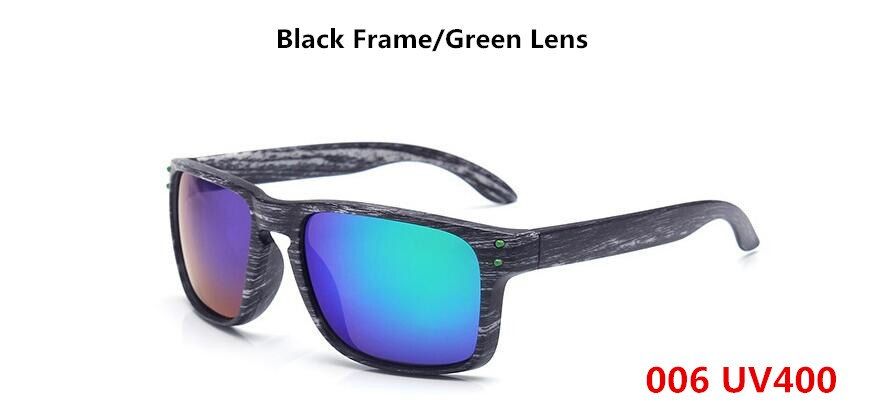 6Hot sale matte Sunglasses Men Women Brand Designer VR46 Retro Vintage Driving SunGlasses Male Mirror Wood grain blue