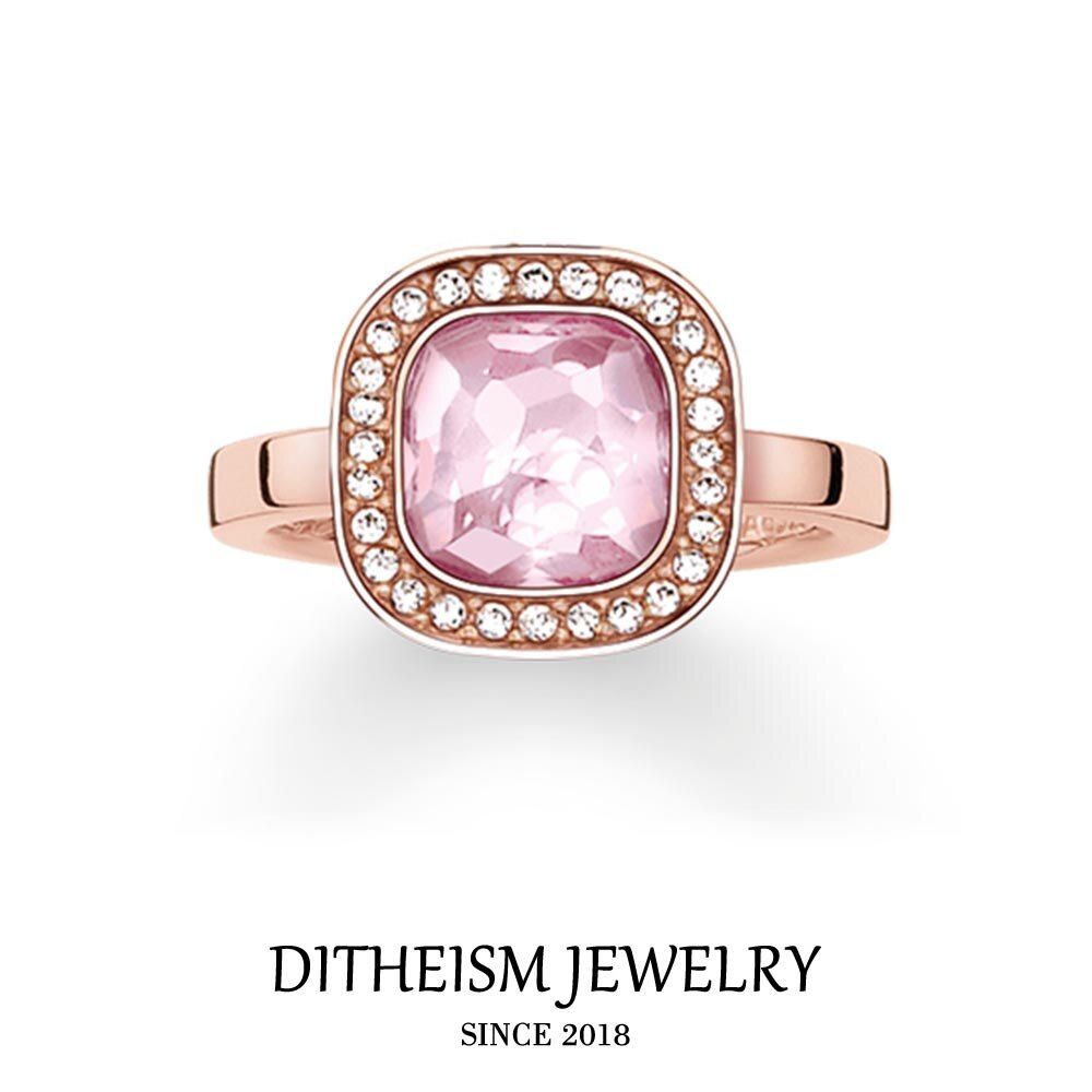 Colorful Stones Wedding Bands Rings, 2018  925 Sterling Silver Fashion Jewelry Trendy Party Gift For Women Girls