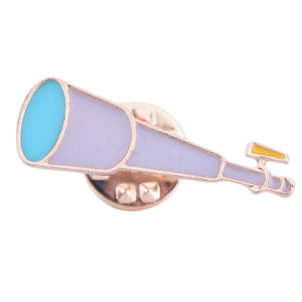 Cartoon Enamel Moon Alien Planet Badge Collar Lapel Brooch Pin Clothes Jewelry