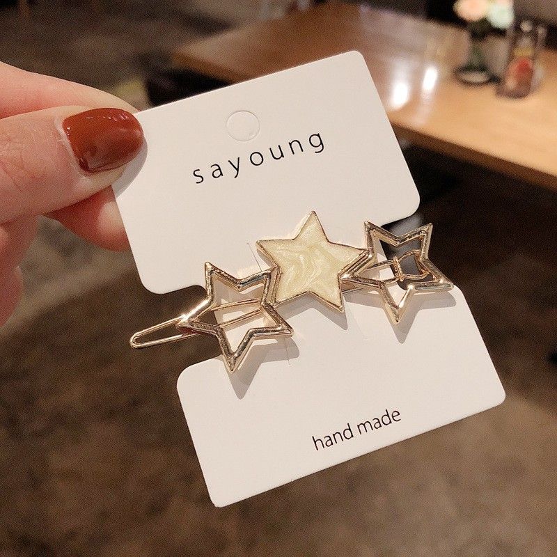 Star Haripin Hairclip Ins Girls Lovely Accessories