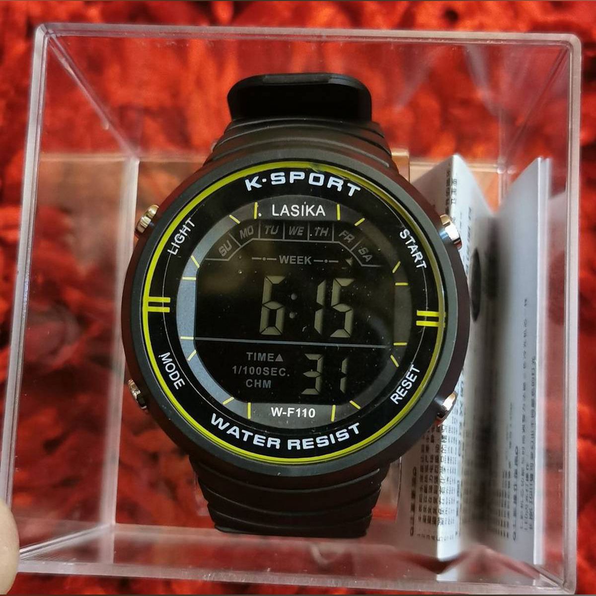 NEW LASIKA W-F110  Water Resistance/ Waterproof Silicon Digital Watch for Men - Watch For Men - Watch For Men