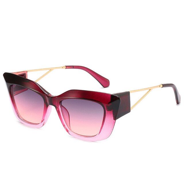 C3 Purple PinkVintage Cat Eye Sunglasses Women 2020 Fashion Gradient Sun Glasses Luxury Brand Designer Ladies Sunglass Hipster Shades