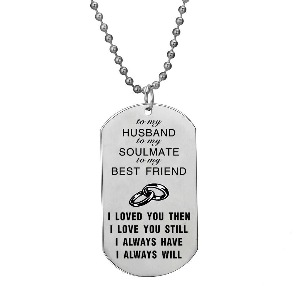Family Series Beaded Necklace Retirement To My Son Dad Love Husband Wife Lover Grandpa Brother Friend Stainless Steel Necklaces