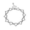 Fashion Women Hollow Alloy Heart Choker Neckle Party Jewelry Christ Gift