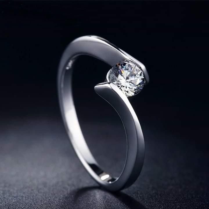 Silver Color Plated Finger Ring for Women