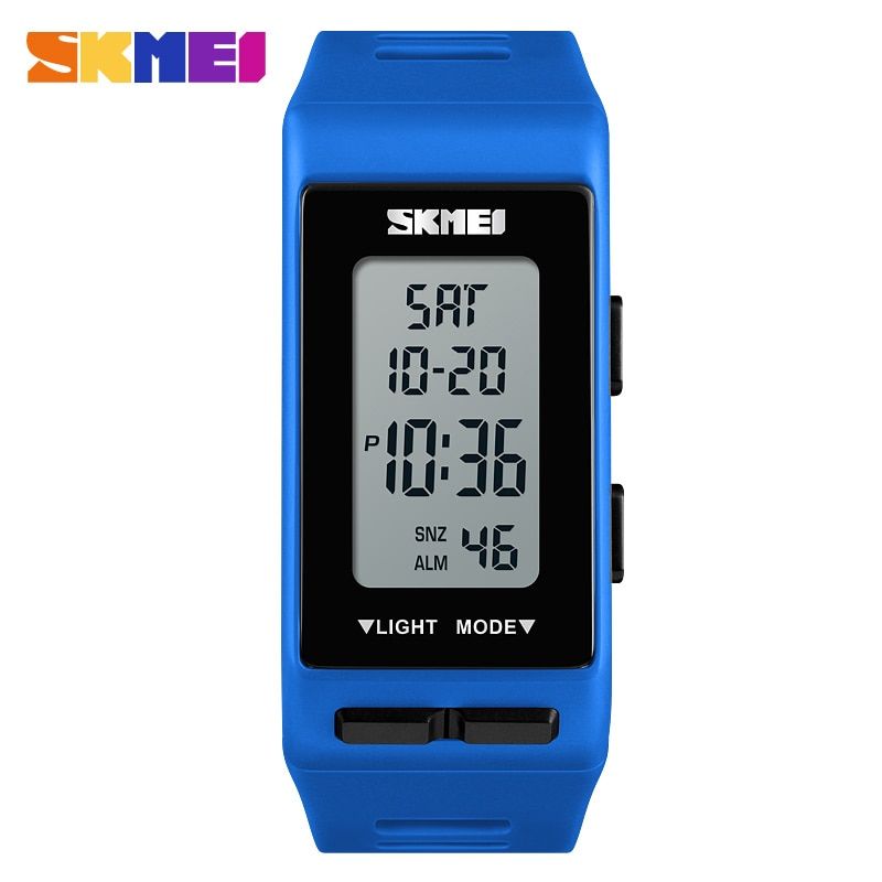 【BestGO】SKMEI Fashion Digital Women Watch Sports Outdoor Watches Time Waterproof Week Display Fashion Personality Relogio Feminino