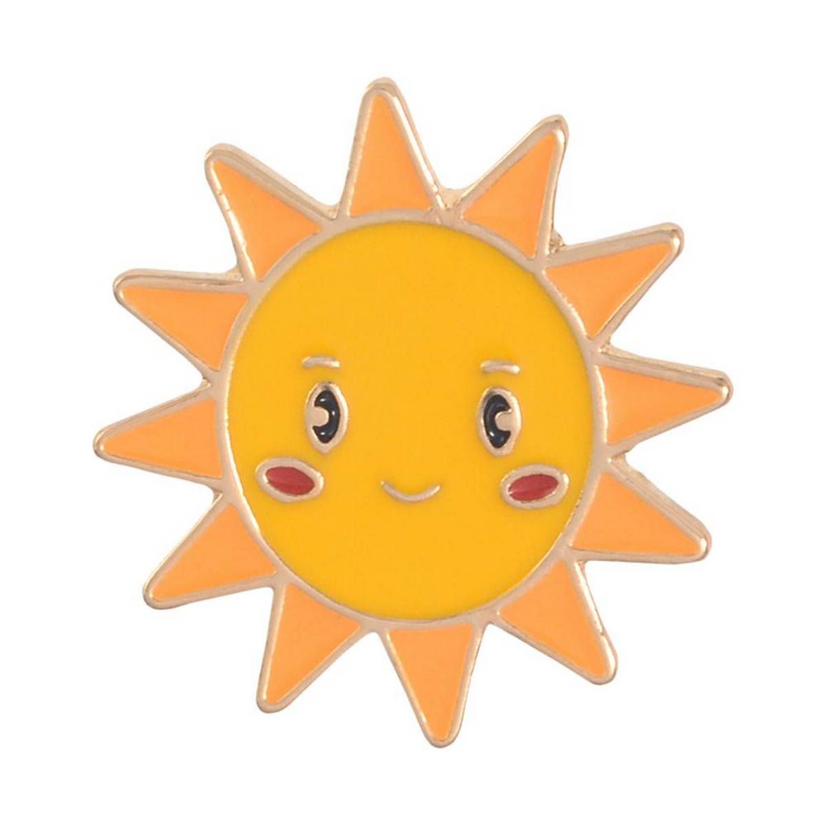 Cartoon Sun Moon Cloud Rainbow Brooch Pin Bag Collar Lapel Badge Jewelry