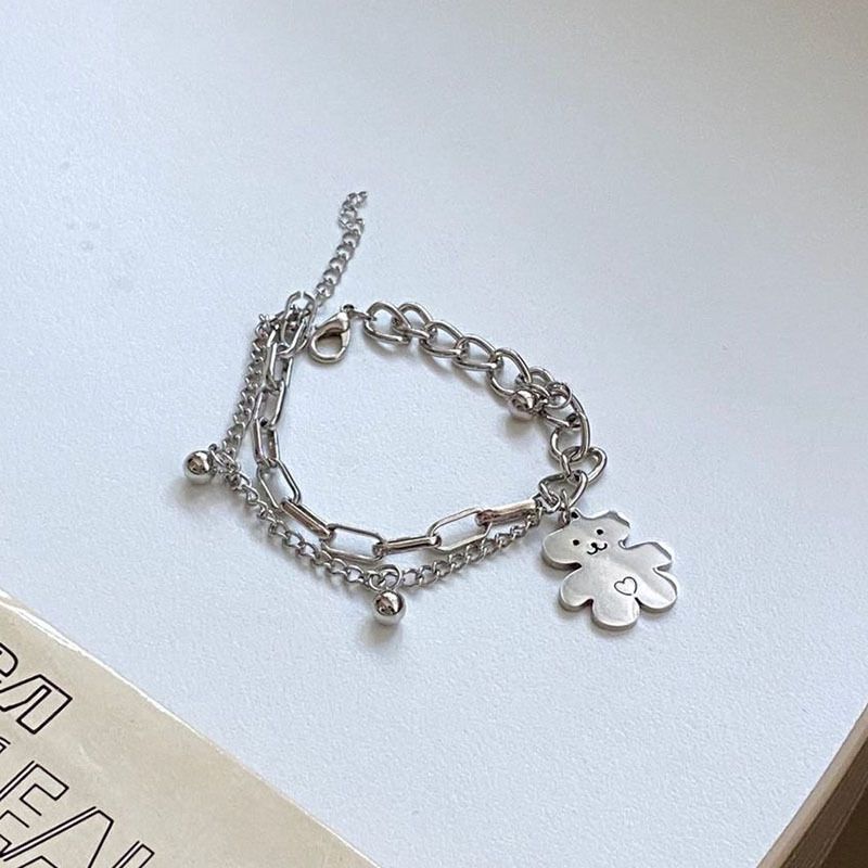 Bear Bracelet Girls Simple Personality Cold fashion Student Bracelet