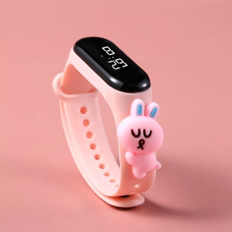 Children's Watch LED Display Electronic Digital Watch Cartoon Girls Boys Wrist Watch Children's Gifts