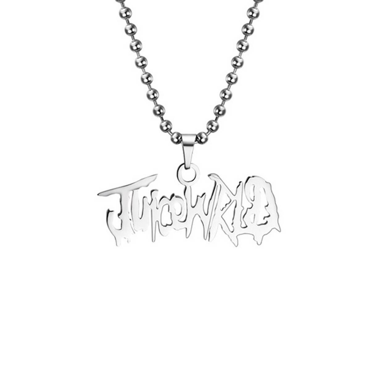 Rapper WRLD 999 Beaded Necklace Strand Chain Stainless Steel Letter Pendant Necklace Fans Gift