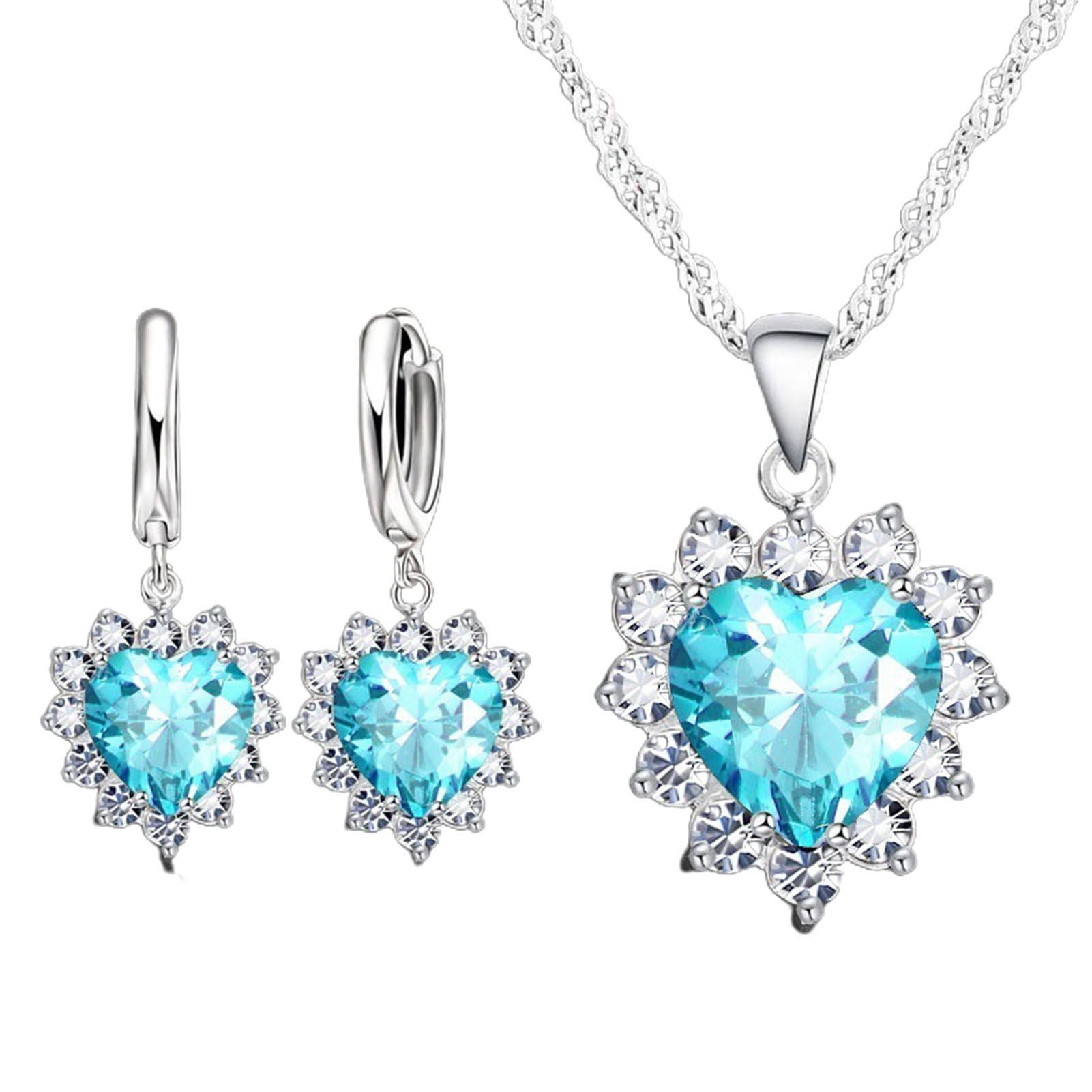 Women Earring Lightweight Exquisite Heart Shape Dangle Earring