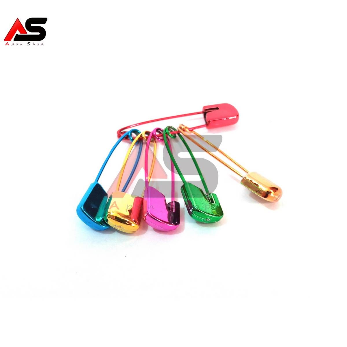 Colorful Stainless Steel  Safety pins  sewing accessories tools colorful small bread pin sheets quilt pins (6pcs)