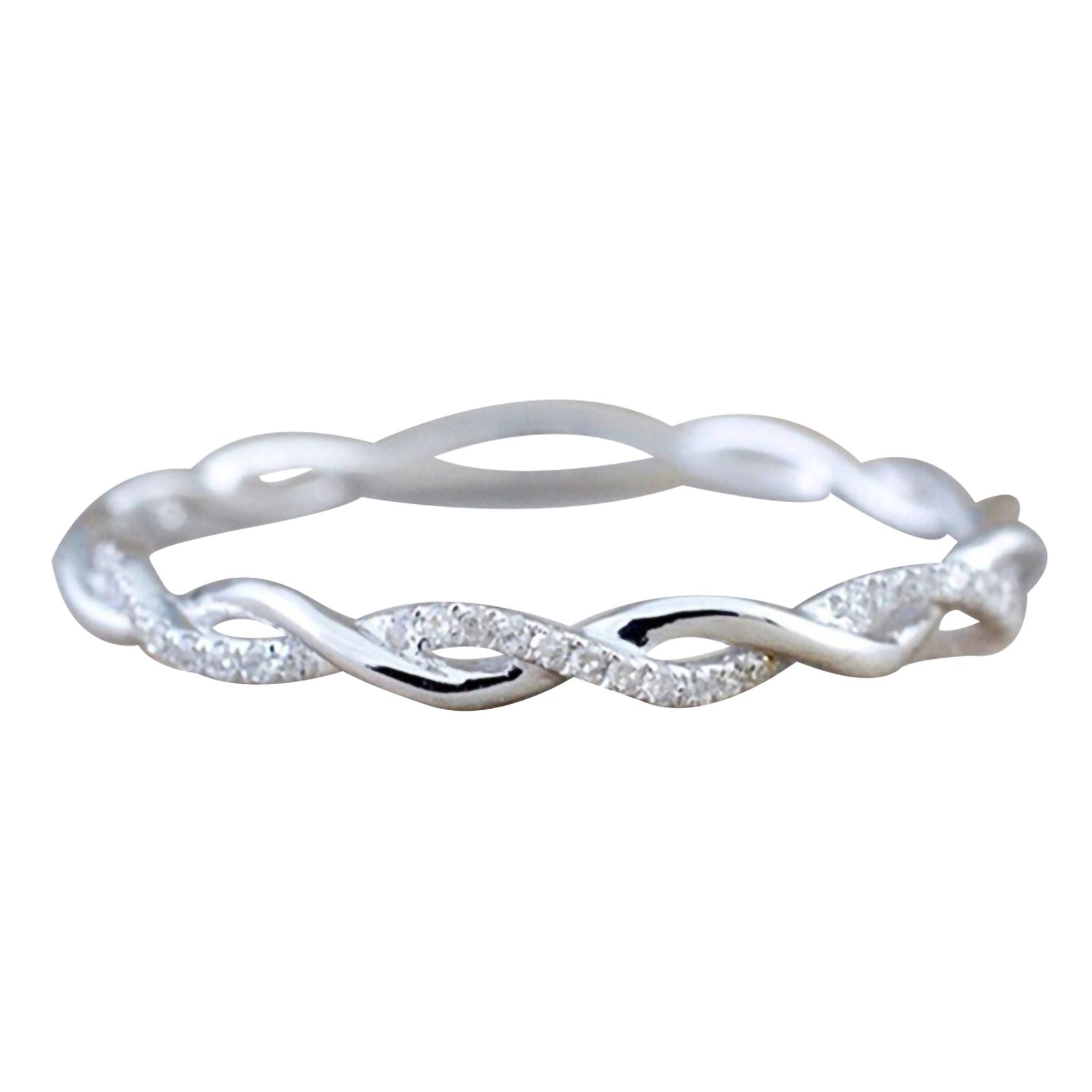 Finger Ring Electroplate Electroplate Rhinestone Finger Ring Jewelry