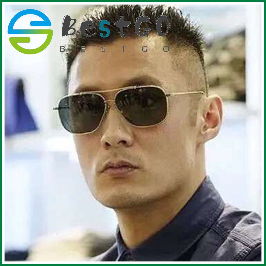 Sunglasses Colorful square sunglasses European and American retro sunglasses