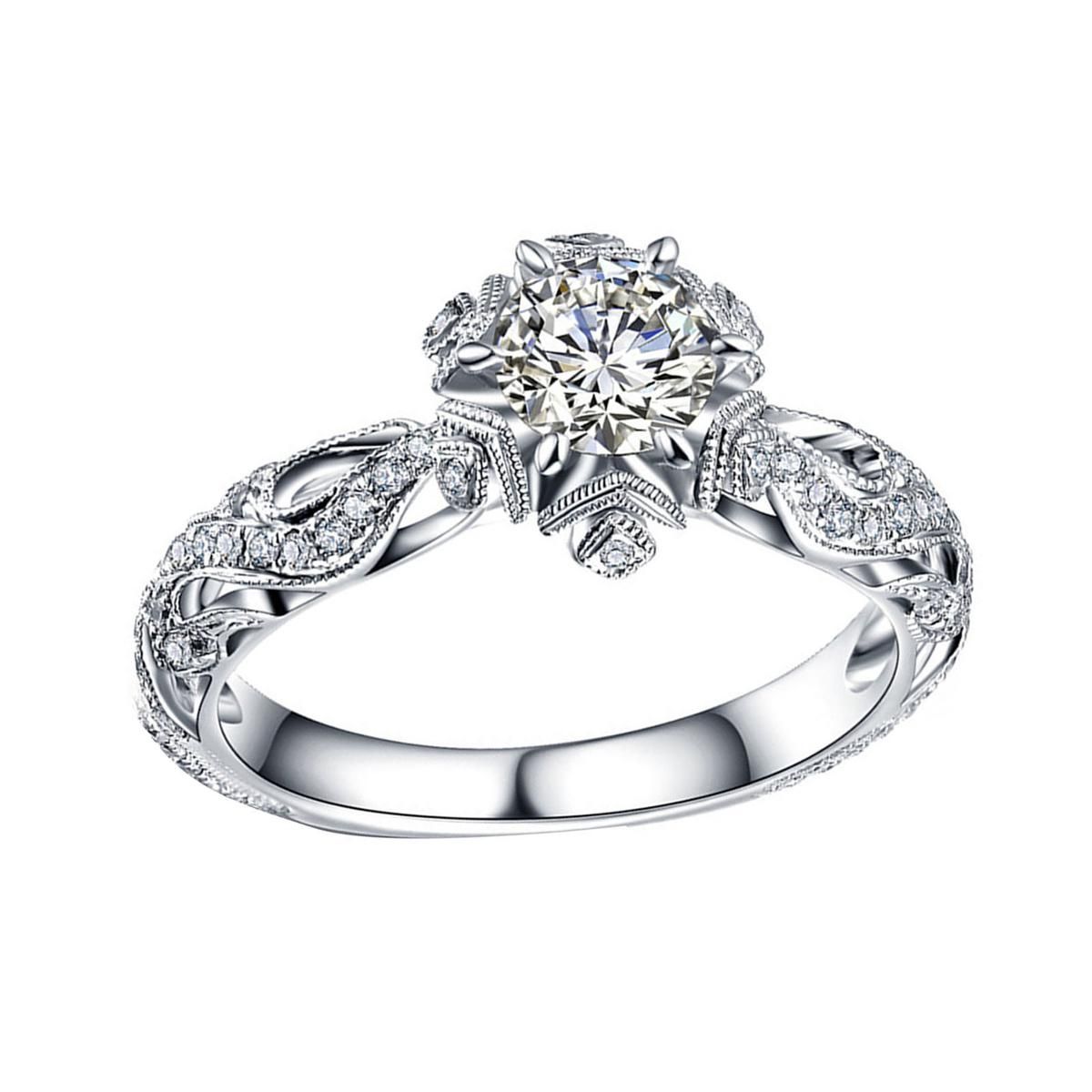 Wedding Ring Exquisite Rhinestone Lady Ring