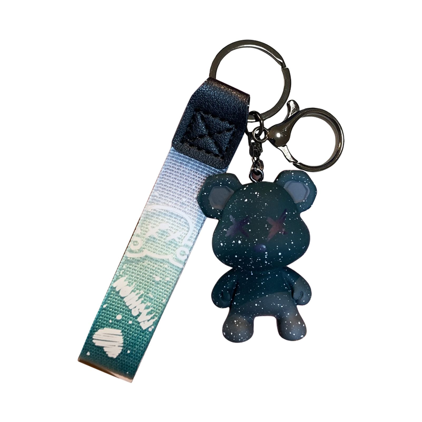 Decorative Key Chain Adorable Anti-fade Cartoon Design Key Pendant for Daily Use