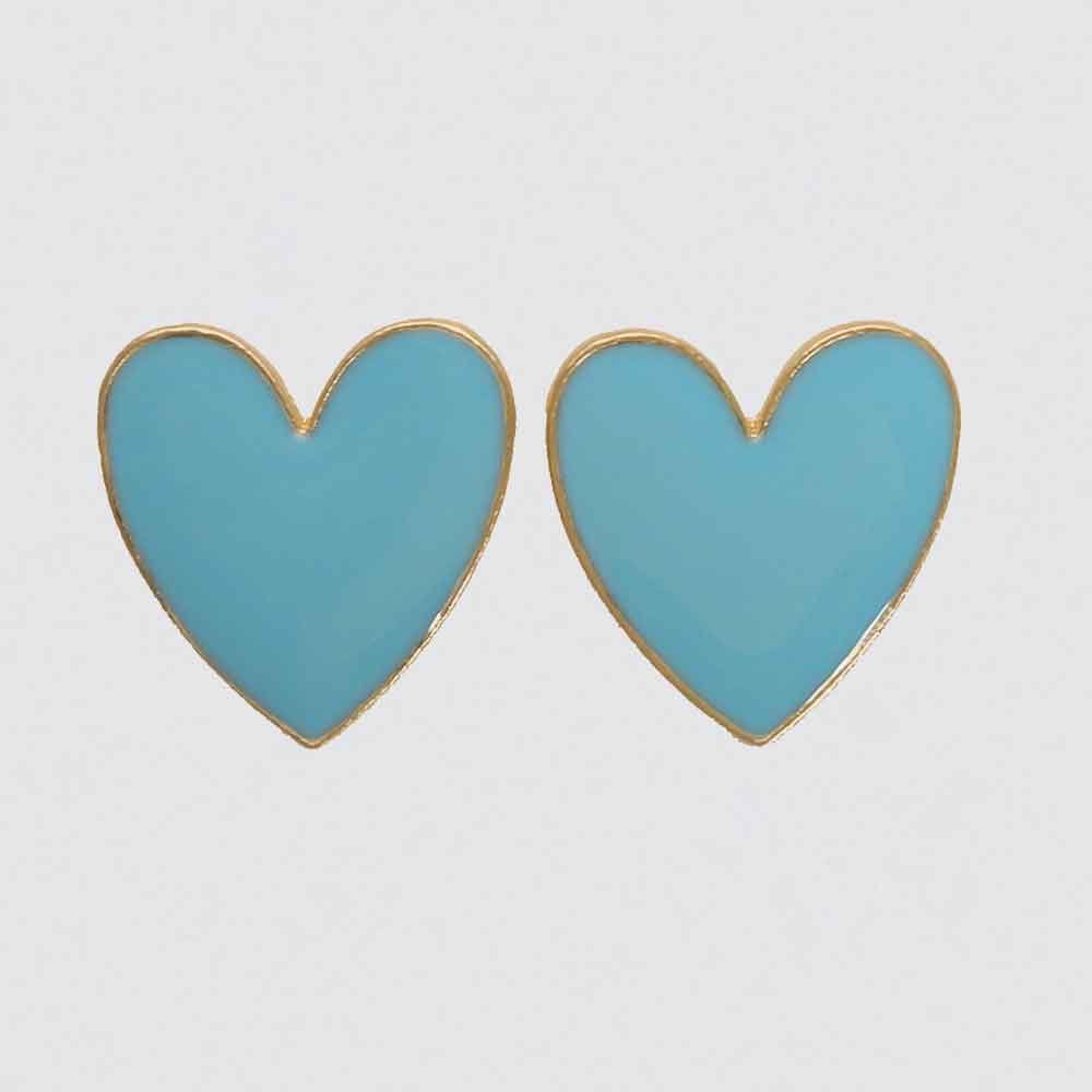 Best lady Heart Eyes Stud Earrings For Women Wedding Handmade Trendy Multi Color Love Girls Gifts Statement Stud Earrings Party