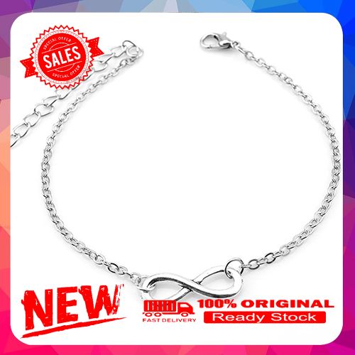 Women Fashion 8-Shape Decor Bracelet Barefoot Anklet Chain Foot Jewelry Gift