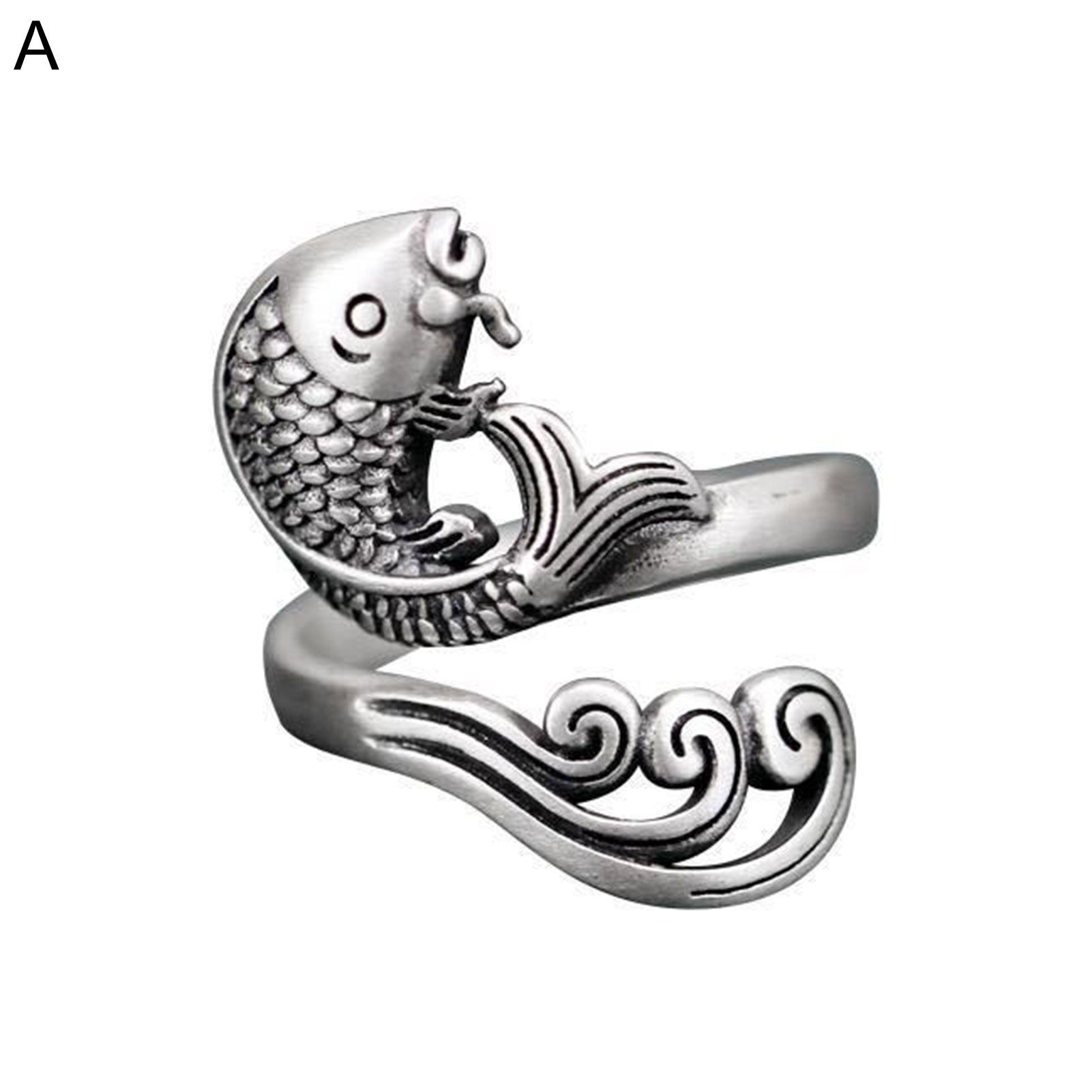 Retro Adjustable Opening Ring Knitting Tool Wear Thimble Yarn Sewing Accessories