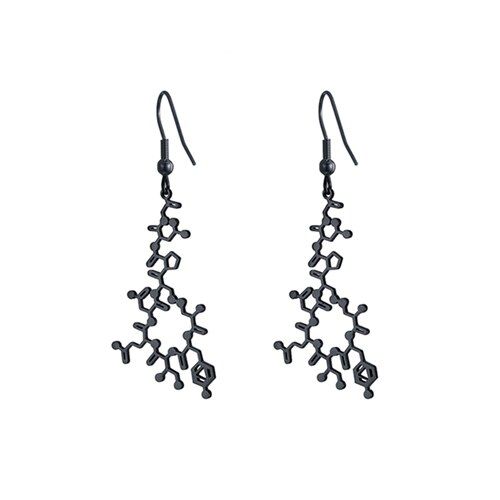 Chemical Molecular Structure Science Ladies Pendant Stainless Steel Pendant Necklace Oxytocin Molecular Necklace Jewelry VN045