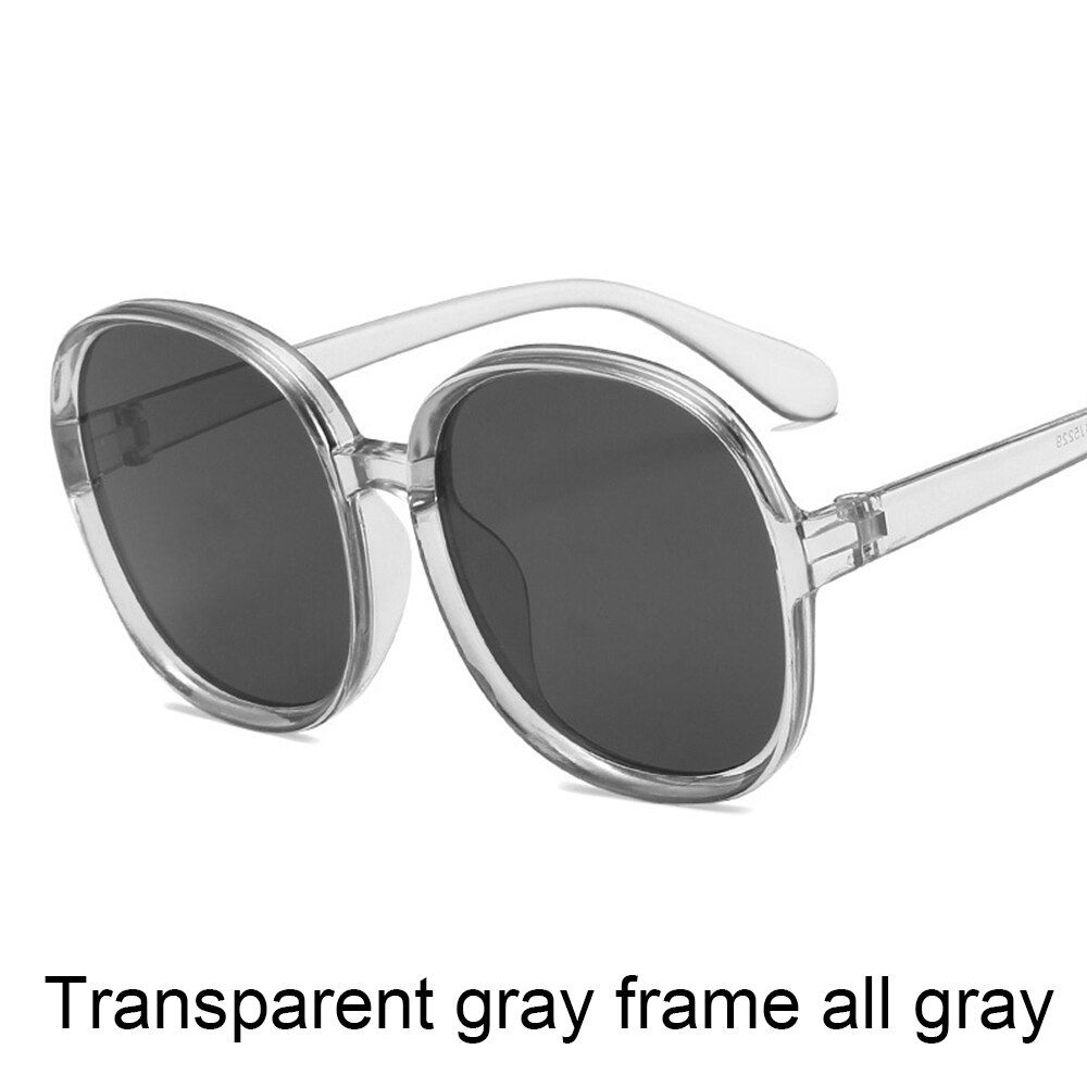 BEvrfelan Round Big Size Oversized Lens Vintage Round Sunglasses Women Brand Designer Lady Sun Glasses oculos de sol UV400